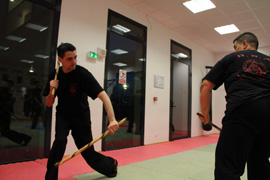 B.S.A. Beladiri Silat Académie travail armes, kali, escrima, arnis self défense efficace et concrète