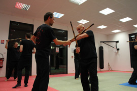 B.S.A. Beladiri Silat Académie travail armes, kali, escrima, arnis self défense efficace et concrète