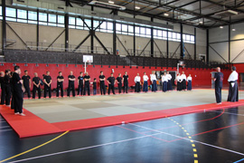 Rencontre B.S.S. / Aïkido, un super stage de 3 heures orchestré conjointement par Laurent GILLI pour le B.S.S. et Stéphane Le Derf pour l'aïkido. 