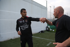 B.S.A. rencontre et initie les gardiens de buts de l'OGC NICE au B.S.S. 