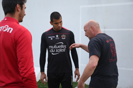 B.S.A. rencontre et initie les gardiens de buts de l'OGC NICE au B.S.S. 