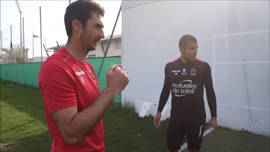 B.S.A. rencontre et initie les gardiens de buts de l'OGC NICE au B.S.S. 